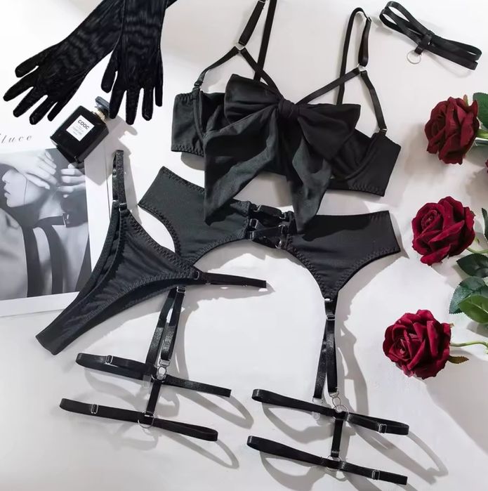 Еротичний комплект.Жіноча еротична білизна.Эротическое женское белье.