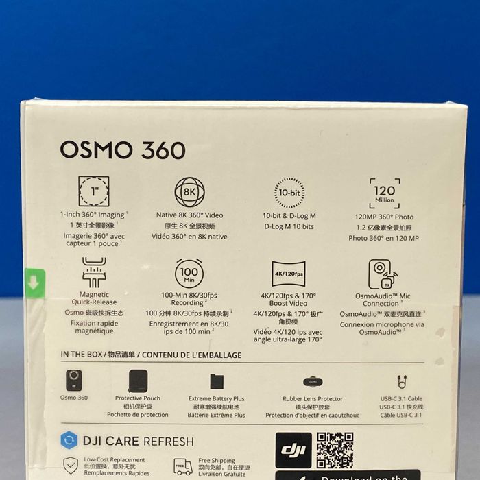 DJI Osmo 360 (Adventure Combo) - Sealed - 3 Years Warranty64283793059202121