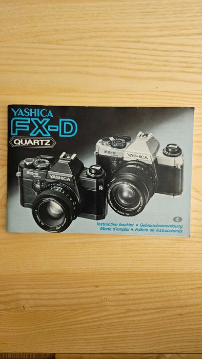Instrukcja do aparatu fotograficznego Yashica FX-D