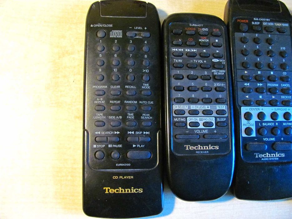 Piloty Technics Panasonic Pioneer Sony - używane sprawne