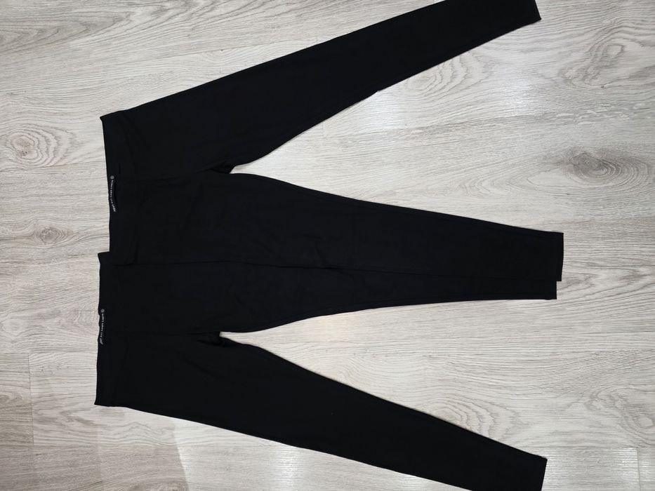 Legginsy 2 pak czarne klasyczne gładkie Next XS