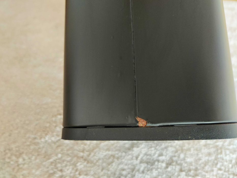 Caixote do lixo preto (casa de banho)