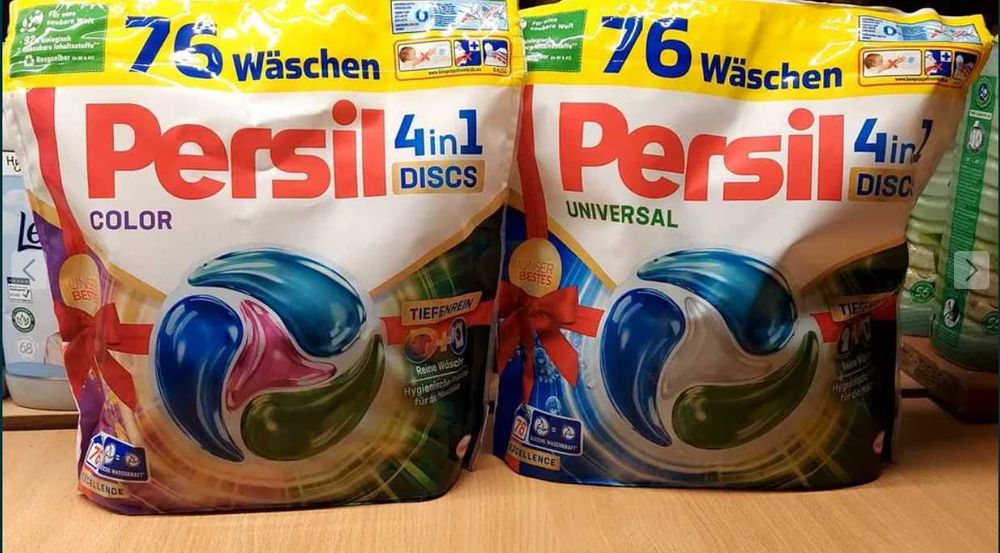 Niemieckie Persil kapsułki 4in1 Universal 76 prań