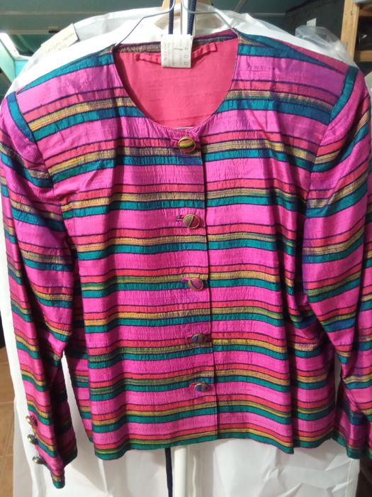 Casaco de seda indiana