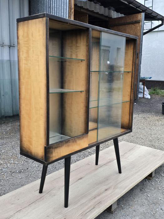 Biblioteczka gablotka prl transport