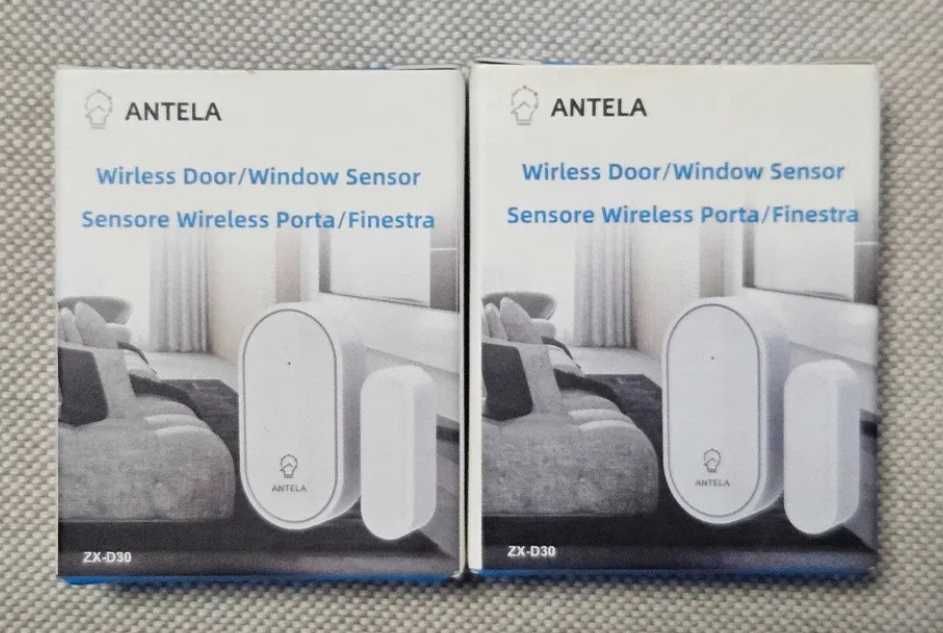 Sensor de Porta Janela Sem Fio Sensor Magnético Segurança Residencial