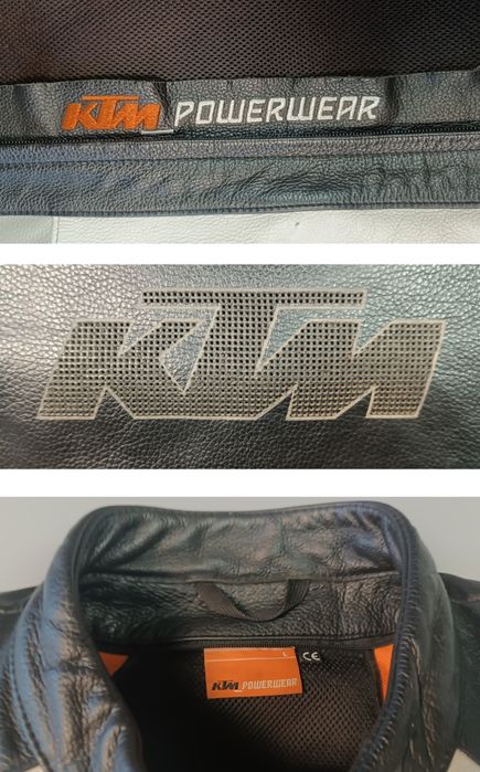 Оригинальная кожаная мотокуртка KTM PowerWear (L) / Топ защита SAS-TEC