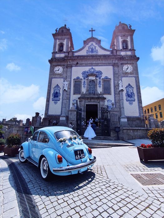 Carocha 1971 Azul Bebé – O "Bluemotion" para o seu Casamento