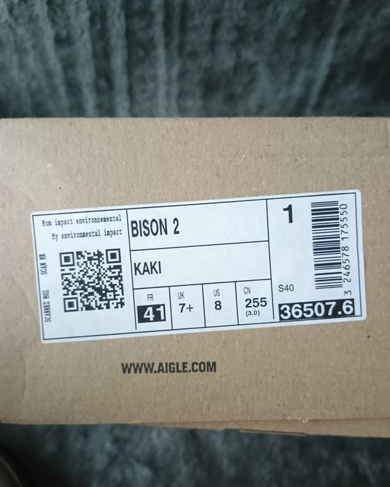 Kalosze Aigle Bizon 2 Kaki 41