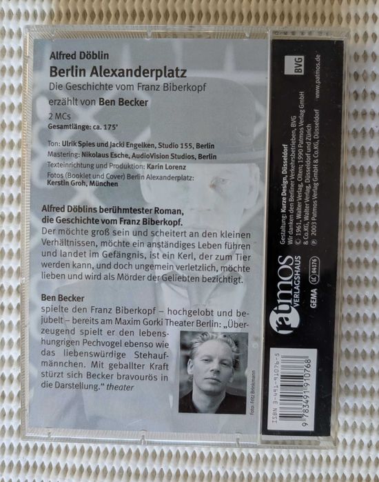 Berlin Alexanderplatz - Audiolivro em cassetes