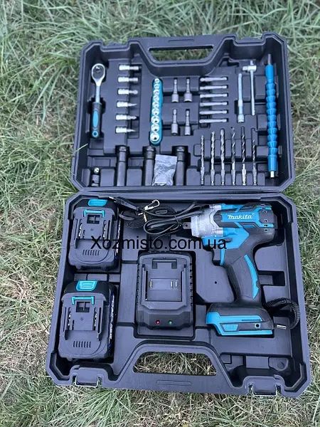 Акумуляторний гайковерт Makita DTW301 (48V, 6AH) з набором інст