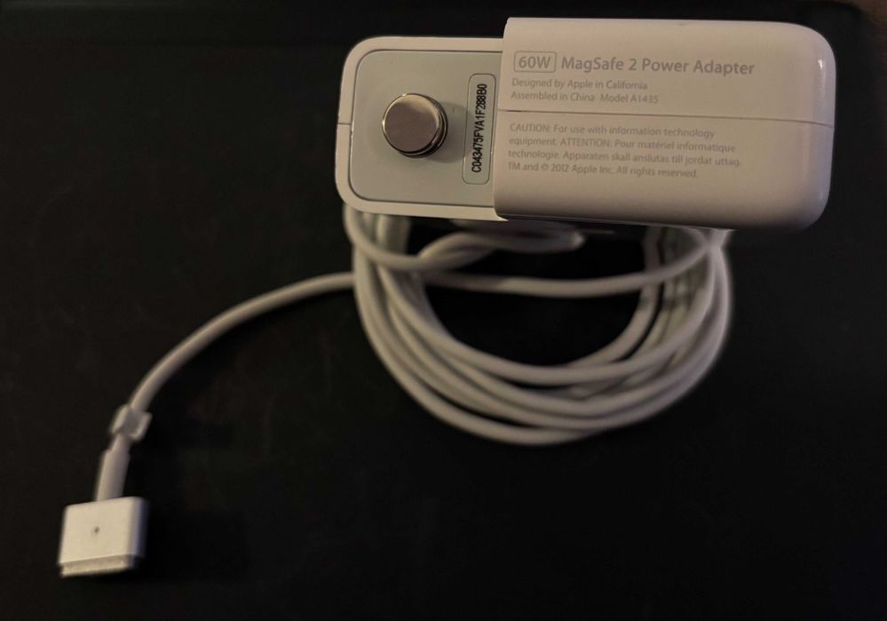 Carregador para Apple A1435 MagSafe 2, 16,5V 3,65A 60W
