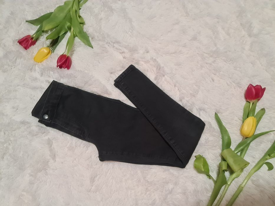 TOPSHOP * rurki * jeansowe * wysoki stan 146