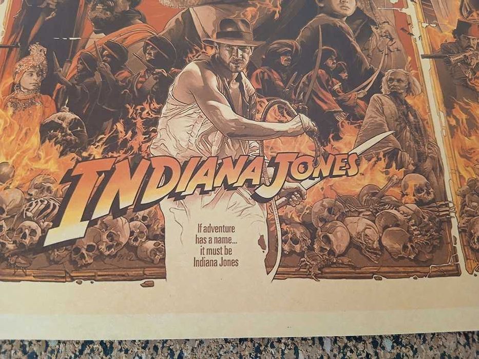 Poster - Indiana Jones (papel kraft 42x30 cm)