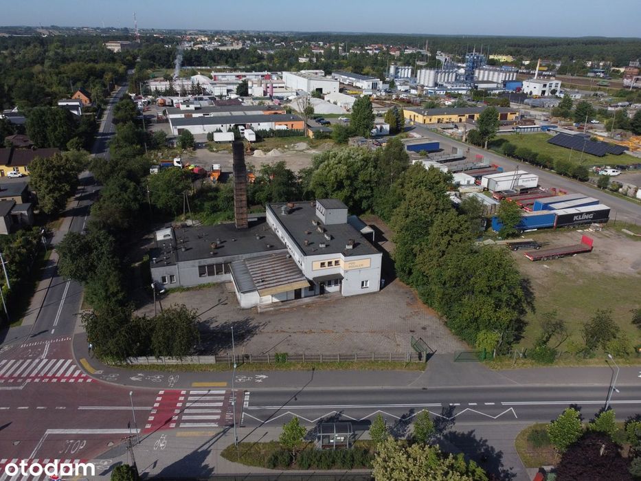 Budynek produkcyjno-magazynowy z biurami + plac