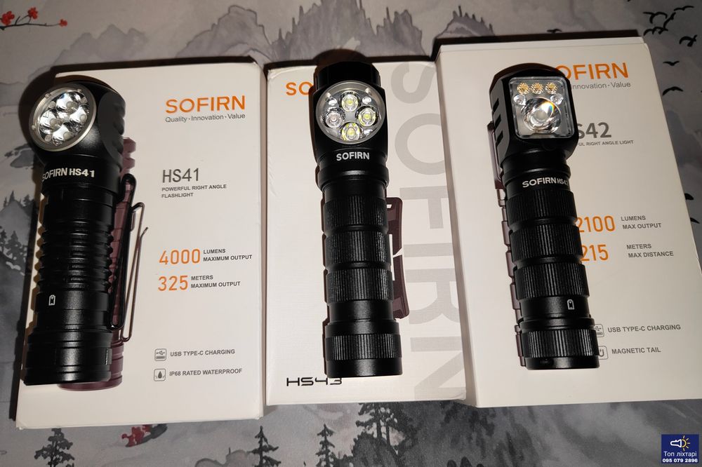 Налобний ліхтар Sofirn HS43 3200 люмен 21700 5000 mAh HS42 HS41