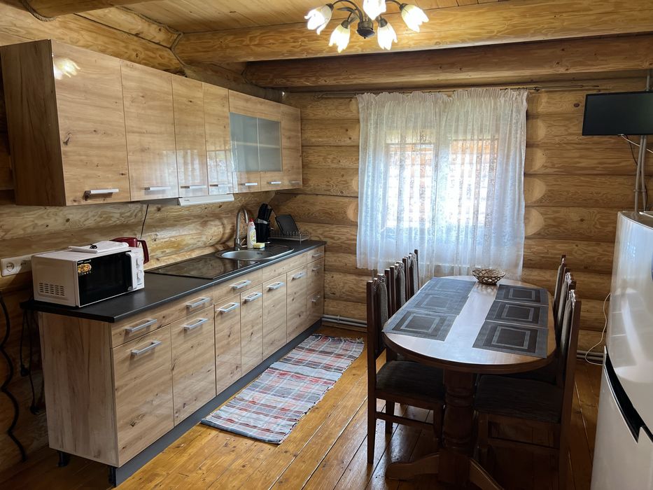 Здають деревʼяні двоповерхові будинки з кухнею