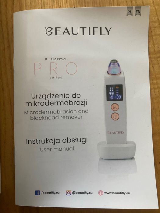 Urządzenie do mikrodermabrazji diamentowej BEAUTIFLY B-Derma PRO