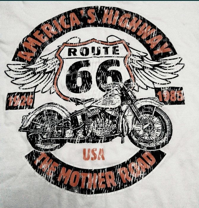 Route 66 Дорога футболка