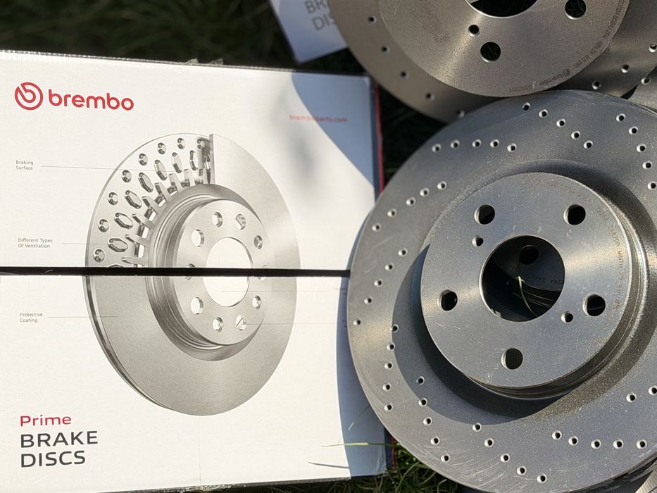 Brembo Prime. Ексклюзивні перфоровані гальмівні диски Toyota Camry 40 2.4-3.5, Toyota Camry 50 2.5