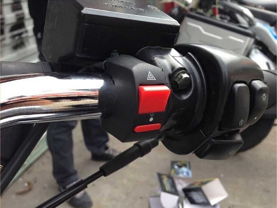 Botões on/off para guiador de mota ou moto4