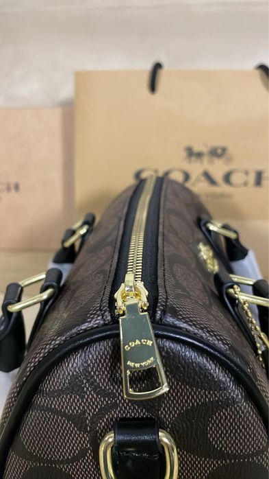 Mala Coach Monograma Castanho