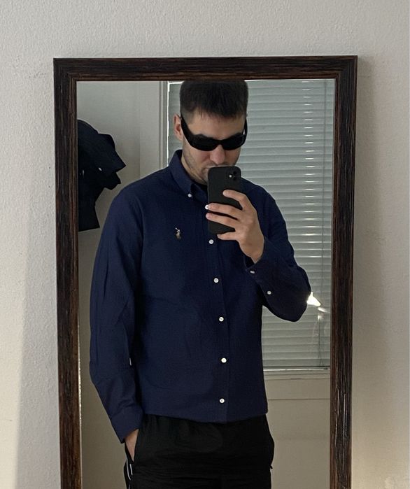 (M) POLO RALPH LAUREN PRL рубашка сорочка хлопковая бавовняна