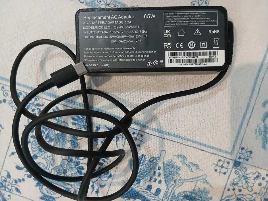 ładowarka do laptopa 64W z wtykiem USB-C