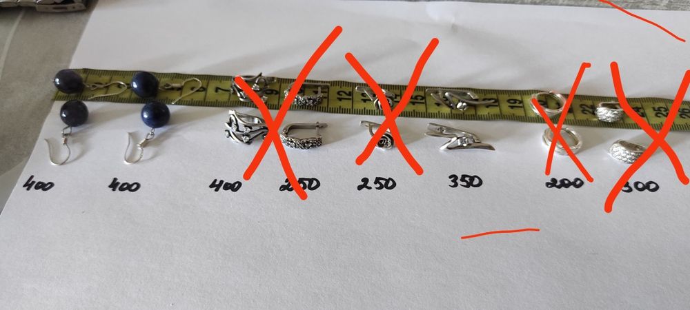 Серьги  серебро 925 пробы