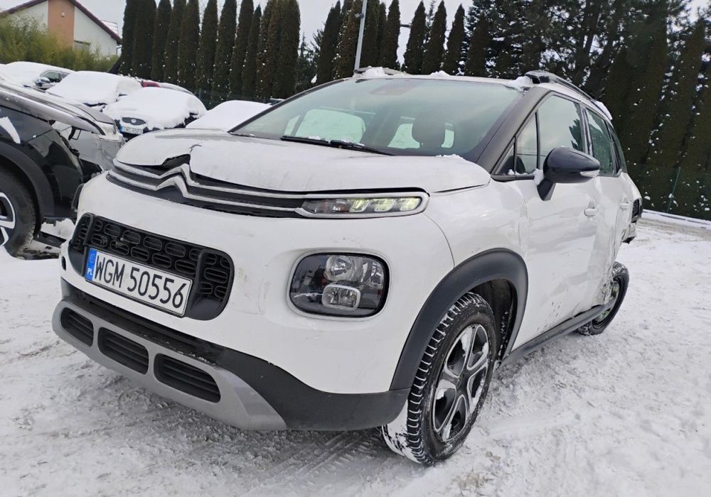 Citroën C3 Aircross 2018r, 1.2 Benzyna. Uszkodzony prawy przód i lewy tył. Jeździ