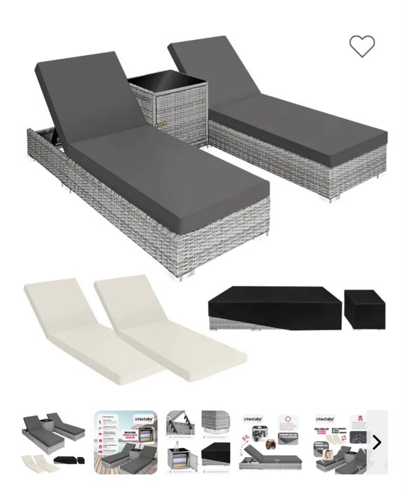 Vendo conjunto de espreguiçadeiras novas