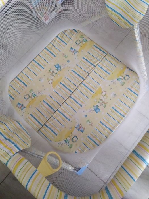 Kojec kwadratowy składany dla dziecka