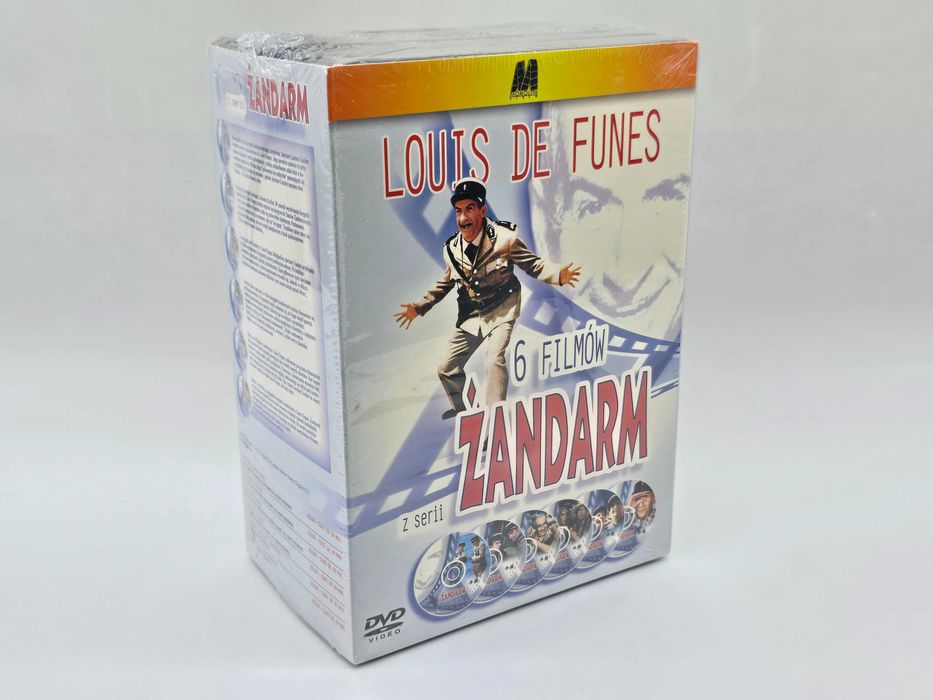 NOWE Żandarm Louis de Funes 6 x DVD Folia Monolith #rarytas
