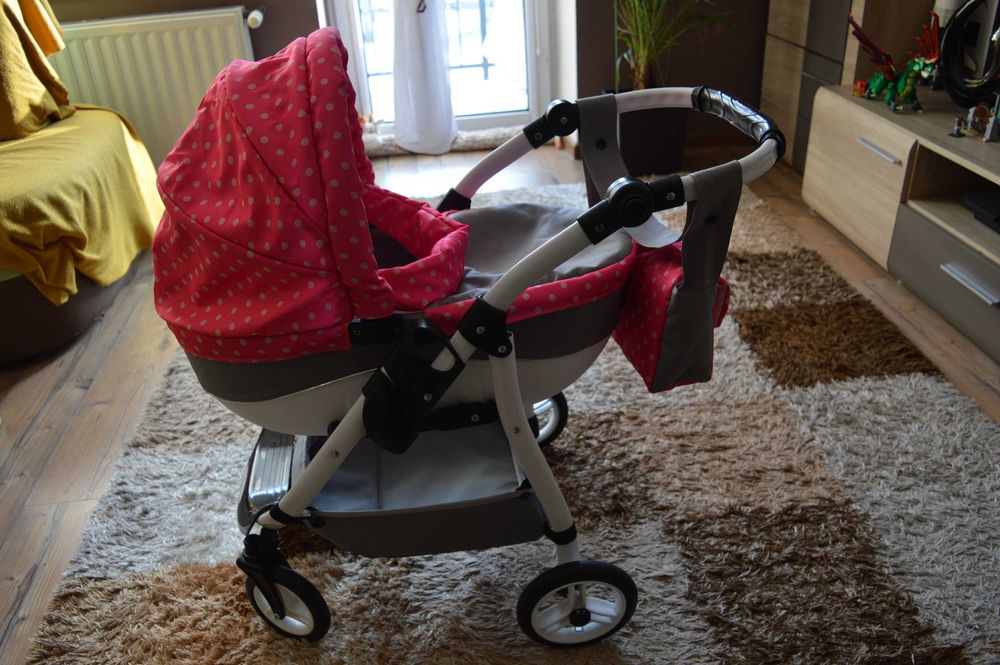 Wózek dla lalki głęboki Adbor LILY SPORT