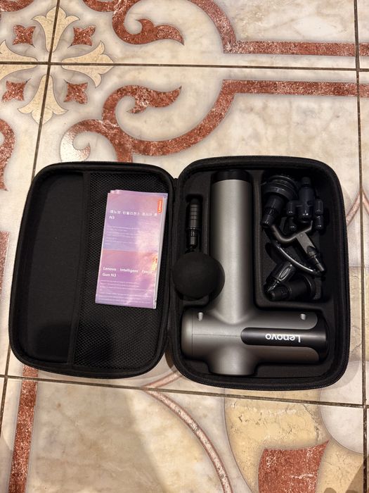 Перкусійний масажер lenovo для тіла та мʼязів