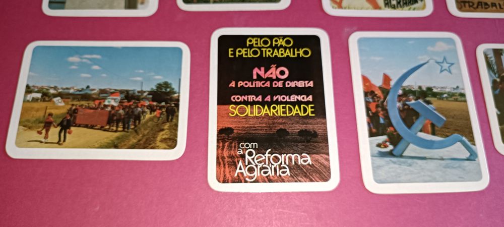 Raros e antigos calendários de bolso do partido comunista português