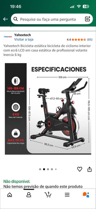 Bicicleta Estática