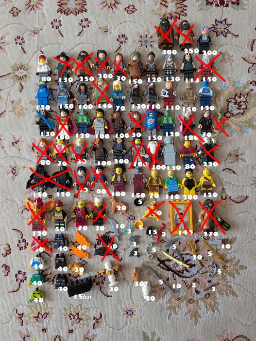 Великий вибір LEGO minifigures / Фігурки ЛЕГО Гаррі Поттер, Marvel, Ninjago