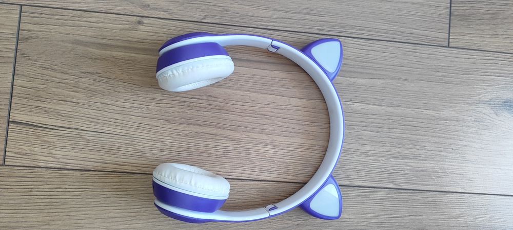 Блютуз навушники Бездротові навушники Bluetooth Cat Ear