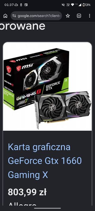 gtx 1660 msi gaming x