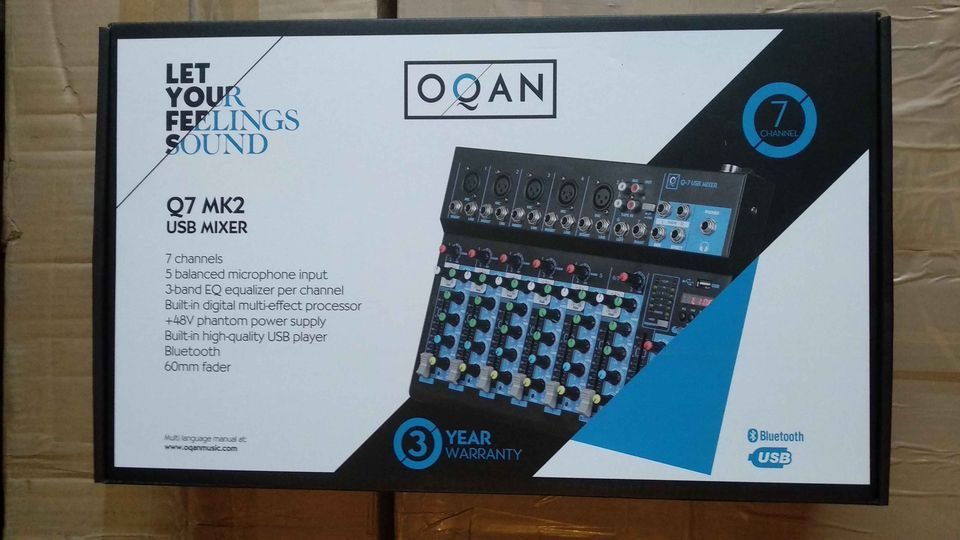 Brand-new mixing console to be launched, with MP3 and Bluetooth, shipped by mail.64169656393347122