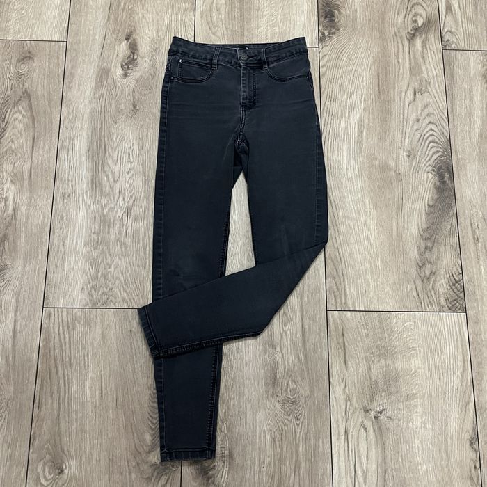 szare skinny jeans używane rozmiar 34 house
