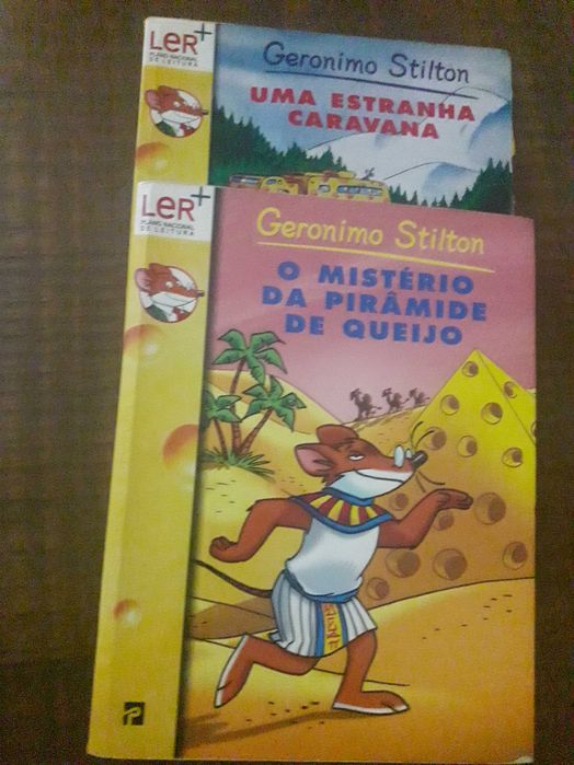 Conjunto 2 livros "Jeronimo Stilton"
