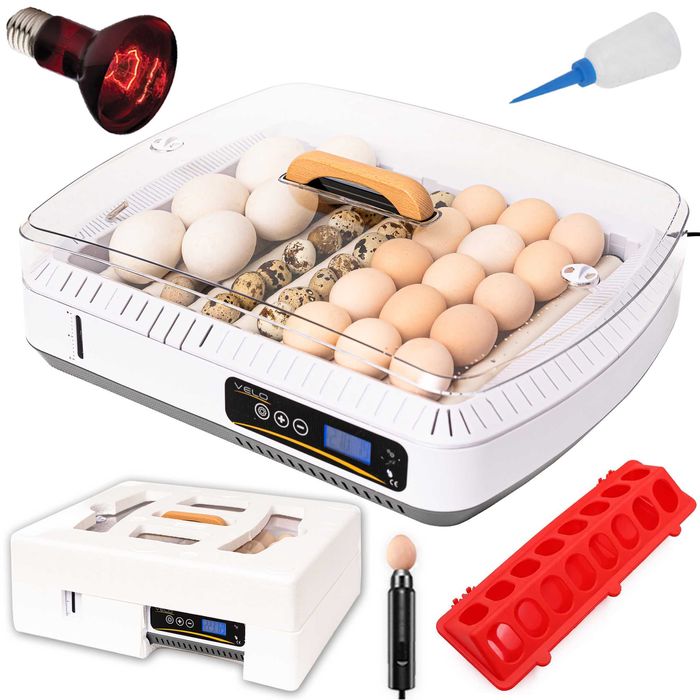 INKUBATOR AUTOMATYCZNY VELO do drobiu JAJ klujnik wylęgarka +akcesoria