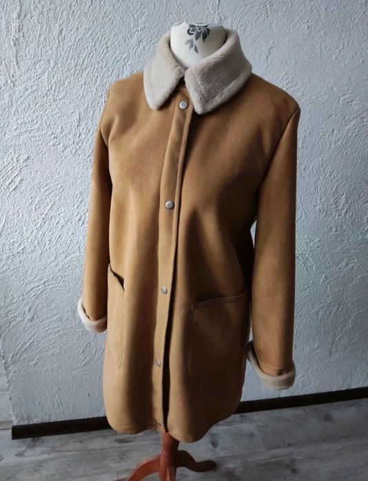 Ciepły kożuch damski 38 M wyjątkowy klasyk Arctic