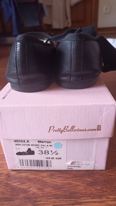Sabrinas pretas Pretty Ballerinas 38,5