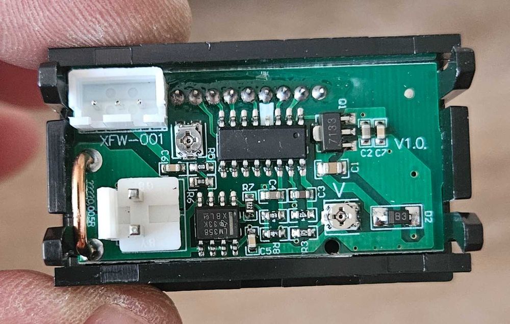 Амперметр-вольтметр цифровий