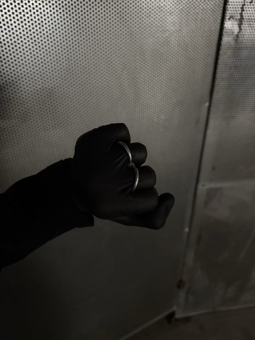 Boris Bidjan Saberi 925 Sterling Silver Double Ring