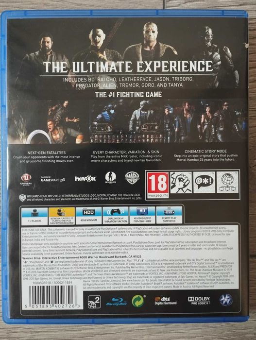 Gra Mortal Kombat XL Polska Wersja PS4/PS5 Playstation