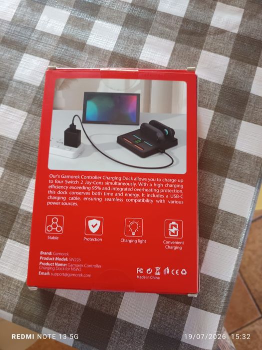 Controller charging Dock switch 2